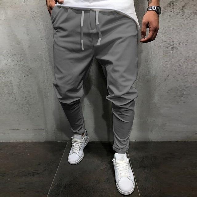 Pantalon court uni pour homme avec bande élastique