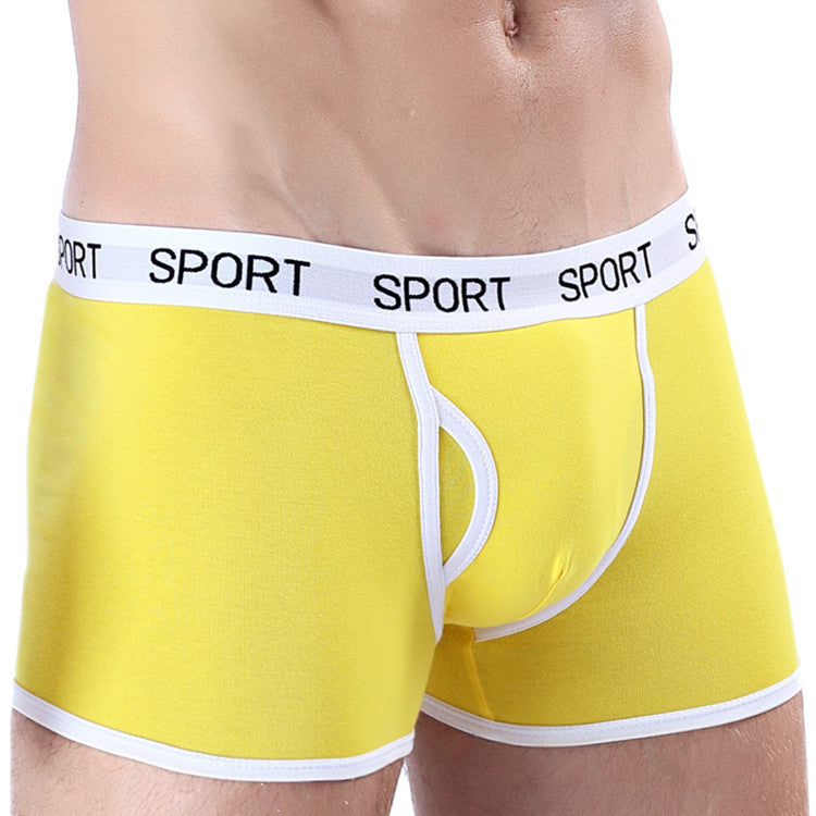Boxer de sport en coton pour homme