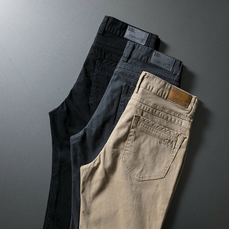 Pantalons tendance pour hommes, pantalons d'été fins et décontractés