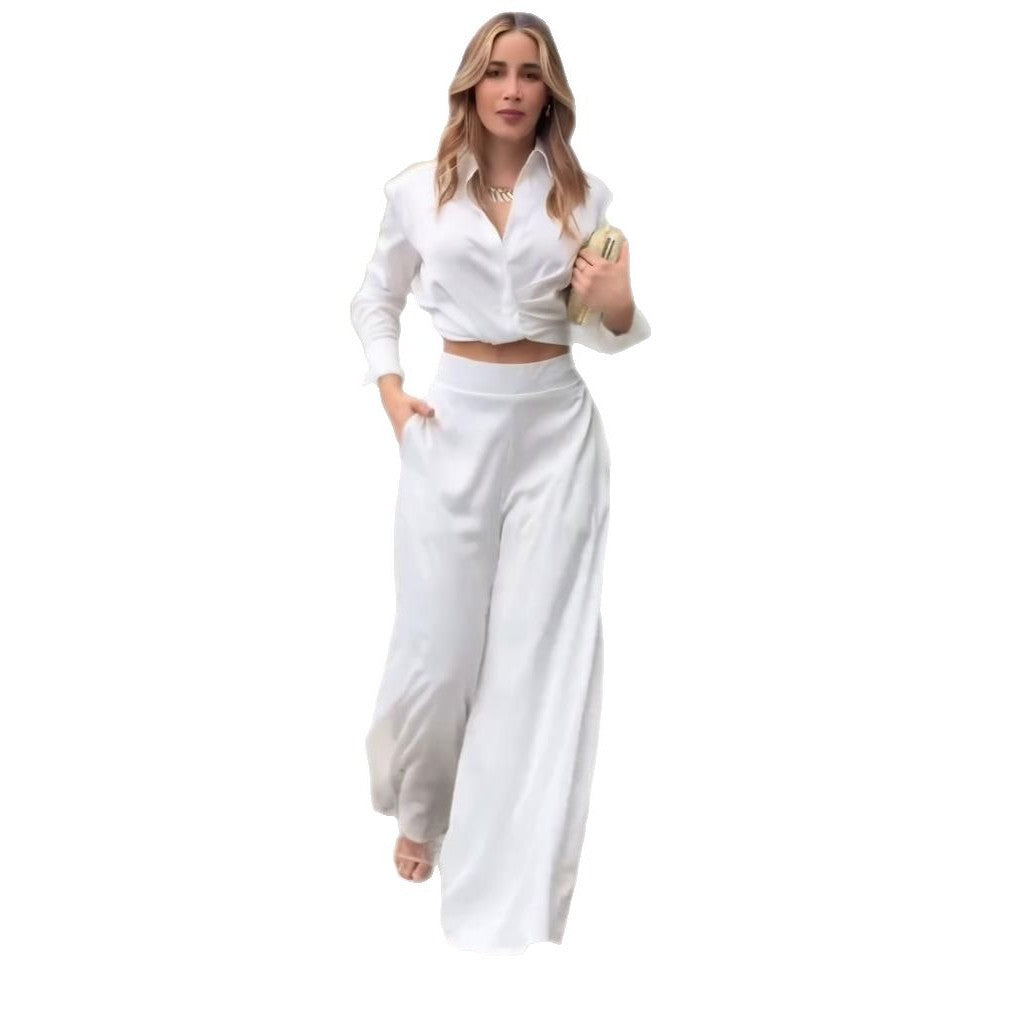Ensemble haut ample et pantalon large pour femme