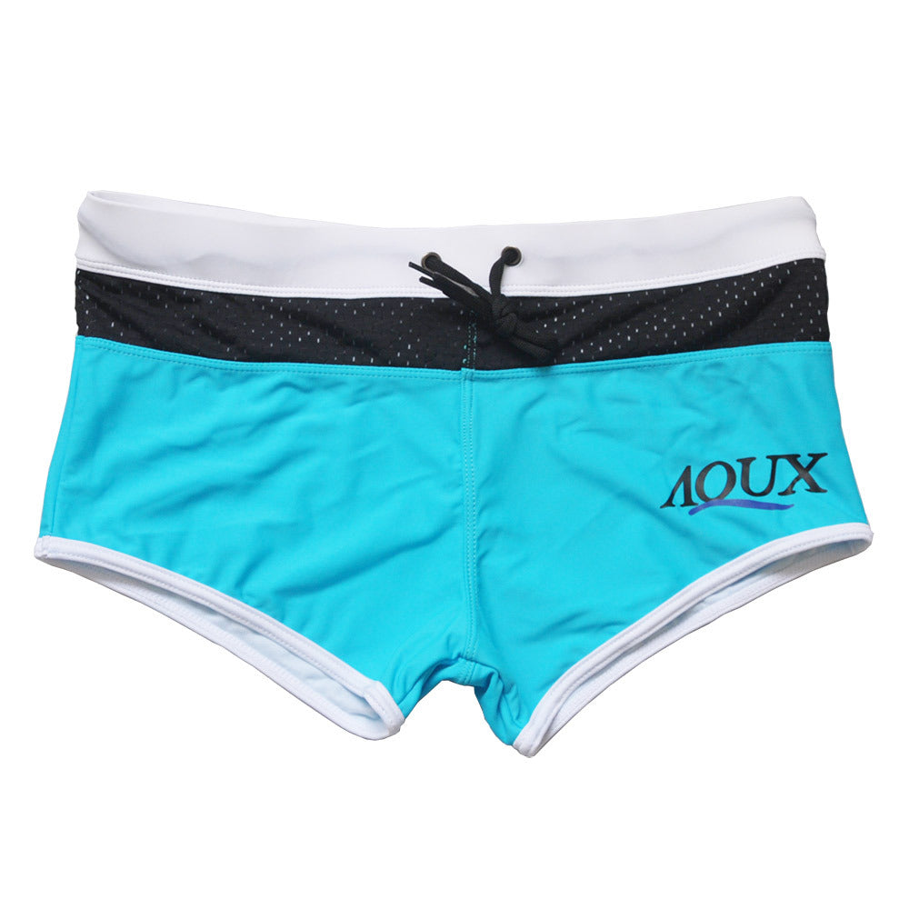 Boxer de bain en nylon imprimé avec cordon de serrage