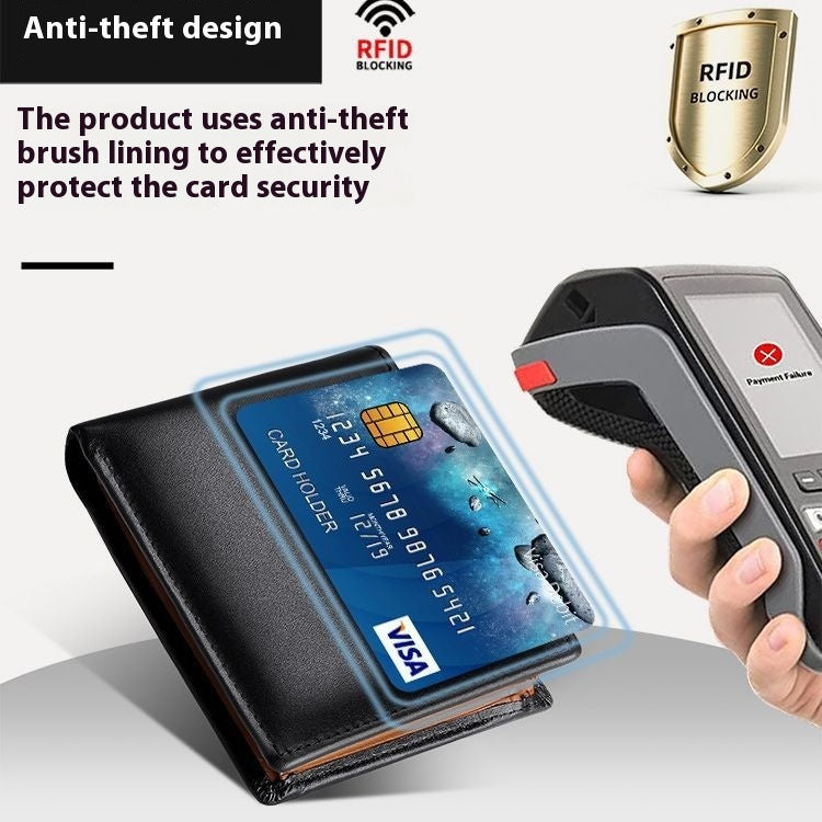 Portefeuille en cuir pour homme tendance