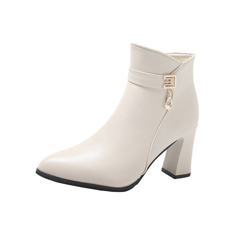 Bottes à talons hauts, d'automne et d'hiver