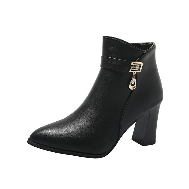 Bottes à talons hauts, d'automne et d'hiver