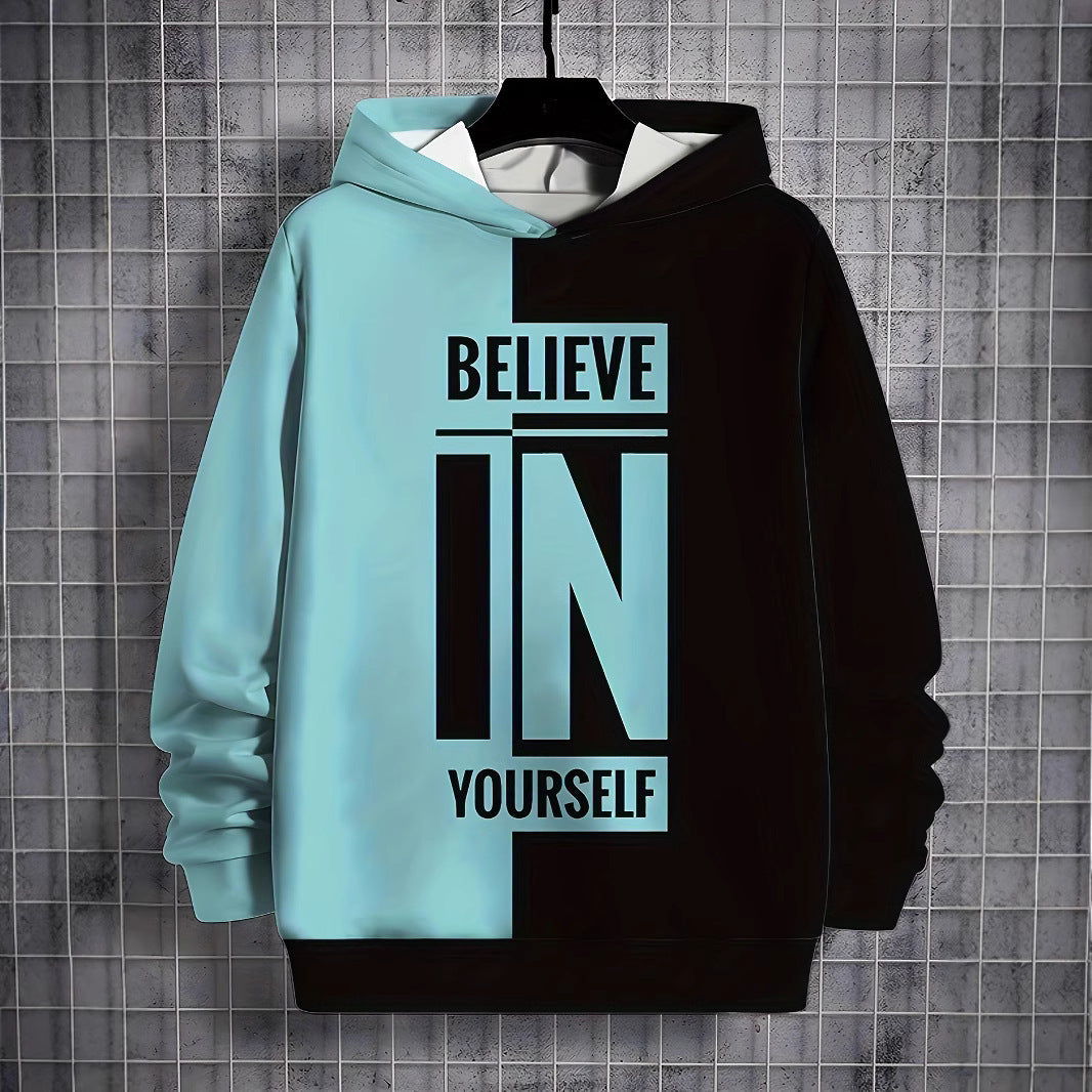 Pull à capuche décontracté pour homme